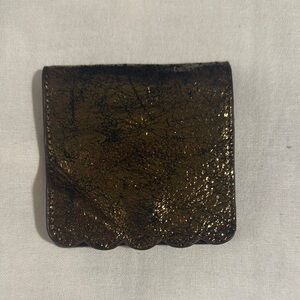 Anthropologie Elegant Golden Bronze Women's Wallet